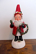 ESC & Co Folk Art Santa BELSNICKLE Offerings figurine # 24186 10