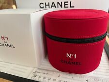 CHANEL N°1 DE CHANEL RED Makeup Case (5 in. ROUND) 100% Cotton NEW 100%AUTHENTIC picture