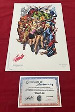 Avengers #1 SDCC Heroes Campbell Color Litho Signed by Stan Lee with COA picture