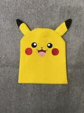 Pokemon Beanie Pikachu Bright Yellow One Size Very Clean. picture