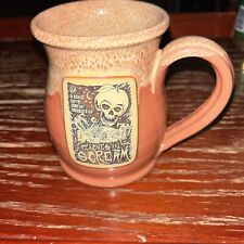 Bones Coffee Company 2021 “Peaches and Scream” 14 oz Handmade Mug(used) picture