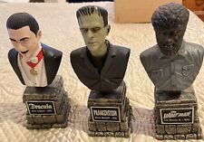 Sideshow Collectibles Universal Monsters minibusts Dracula Frankenstein Wolfman picture