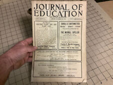 original vintage JOURNAL of EDUCATION oct 30, 1913 picture