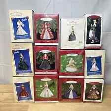 Lot of 12 Vintage Hallmark Keepsake Barbie Mixed Series Ornaments In Boxes picture