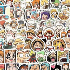 100pcs Super Cute Kawaii One Piece Stickers Chibi Collectible picture