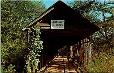 Postcard Etowah Co. Keener Alabama Duck Springs Covered Bridge Vintage UNP picture