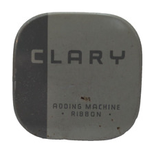 Vintage CLARY Corp. San Gabriel, CA  Adding Machine Ribbon TIN Size: 2