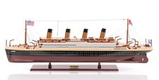 Titanic Painted Ship Model Wooden Handicraft Fully Assembled Small picture
