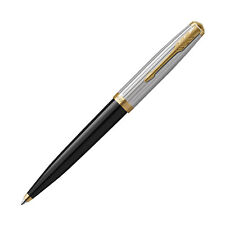 Parker 51 Premium Ballpoint Pen in Black with Gold Trim - NEW in Box -2169062 picture