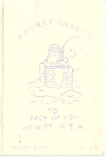 1940 A MERRY CHRISTMAS SCHOOL PROGRAM HEWITT P.T.A. SWEDISH FANTASY  Z4656 picture