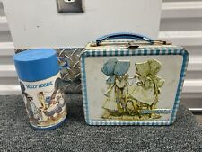 Holly Hobbie Metal Vintage Lunch Box with Thermos 1970s by Alladin Industries picture