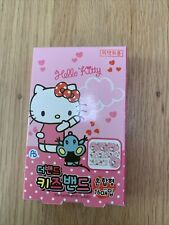 SANRIO Hello Kitty Pink White Cute 16 Pcs Bandaids  Plush Trinket picture