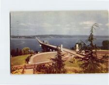 Postcard Lake Washington Pontoon Bridge, Seattle, Washington picture