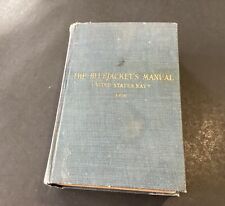 1918 THE BLUEJACKET'S MANUAL 6th Ed UNITED STATES NAVY USN BOOK WWI  picture