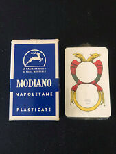 VINTAGE MODIANO FIAT NEAPOLITAN REGIONAL CARDS 97/31 RARE PLAYING CARDS - D4 picture