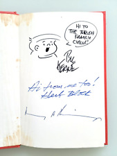 Henry Kissinger, Bill Keane (Family Circus) w/ Herb Block Autographs, Keepsake picture