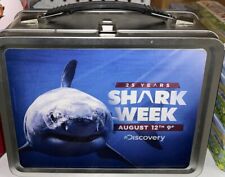 Shark Week Metal Lunch Box Exclusive Shark Week 25 Years. Good Cond. Ships Now picture