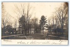 1906 J.C.A. Chapel & Gymnasium View Poultney Vermont VT RPPC Photo Postcard picture