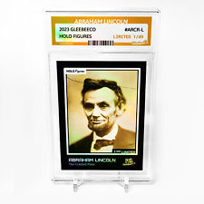 ABRAHAM LINCOLN Card 2023 GleeBeeCo Cracked Plate Holo #ARCR-L /49 - NICE picture