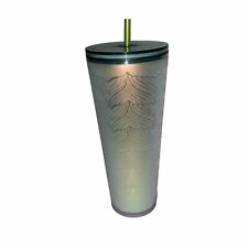 2021 NEW Starbucks Mermaid Tail Cold Tumbler 24oz Iridescent Matte Undersea Cup picture