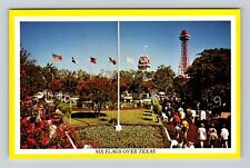 TX-Texas, Six Flags over Texas, Antique Vintage Souvenir Postcard picture