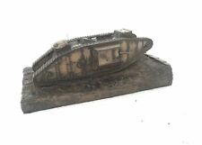 World War One Mark IV Male Tank Cold Cast Bronze Statue picture