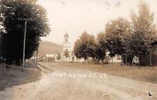HUNTINGTON CTR., VT ~ STREET SCENE ~ REAL PHOTO POST CARD ~ c. 1910s picture