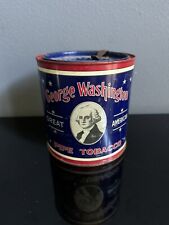 Vintage George Washington Pipe Tobacco Tin Cut Plug - Empty - Great Condition picture