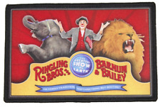 Circus World Museum Cloth Patch Tiger Elephant Baraboo Wisconsin Ringling Bros picture