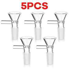 5pc 14MM Male Glass Bowl For Water Pipe Replacement Head US Shipping picture