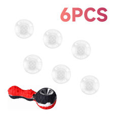 6pcs Replacement Glass Bowl for Silicone Smoking Pipe Tobacco Cigarette Pipe picture