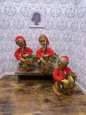 1950’s Tilso Hong Kong Christmas Figures Elves Pixie Sprite picture
