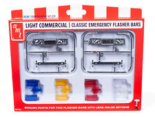 1/25 AMT Light Commercial Classic Emergency Flasher Bars Set x10 Model Kit picture