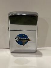 Vintage GRUMMAN Aircraft ZIPPO Lighter - Polished Chrome - 1963 - Unfired picture