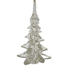 Vintage Crystal Christmas Tree 1992 Enesco Taiwan 8.5 in Tall picture