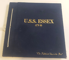 U.S.S. ESSEX Navy (CV-9) AIRCRAFT CARRIER Ship 1950-1951 Korean War CRUISE BOOK picture