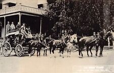 Postcard: RPPC Stage Coach, Southern Oregon Historical Society B&W Photo picture