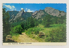 The Flatirons Boulder Colorado Postcard Unposted picture