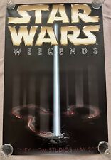 Vintage Star Wars Weekends May 2000 Disney Poster 24x36 MGM With Original Tube picture