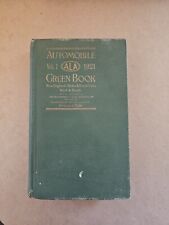 Vintage 1921 Automobile Vol. 1 ALA Green Book New England States and Trunk Lines picture