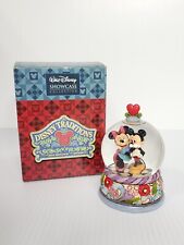 Disney Traditions Jim Shore Spring Jitterbug Mickey and Minnie Snowglobe picture