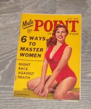 MALE POINT DIGEST MEN'S PINUP MAGAZINE July 1957 JAYNE MANSFIELD DUKE ELLINGTON picture