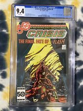 CRISIS ON INFINITE EARTHS #8 (1985) DC Comics / CGC 9.4 / Death Of Flash picture