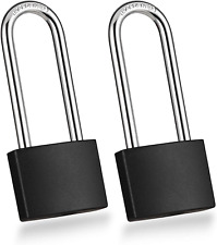 Aluminum Padlock with Key, 2-1/2 Inch Long Shackle Pad Lock with 2 Keys， Lock an picture