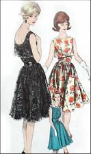 1960s VOGUE SPECIAL DESIGN PATTERN Vintage COCKTAIL Party Dress 34B COMPLETE picture