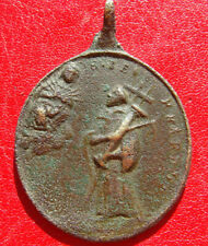17th - 18th Century Rare Old Antique Saint Berbard /Jesus Preaching  Medal picture