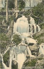 c1907 Hand-Colored Postcard; Crystal Drop Falls, Siskiyou County CA Posted picture