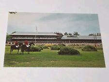 A View From Infield Saratoga Race Track New York Horse Racing Vintage Postcard picture