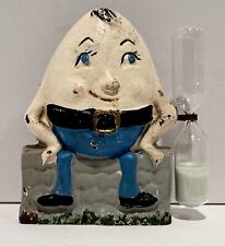 Vintage Egg/Sand Timer, Cast Iron Humpty Dumpty picture