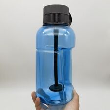 9inch Plastic Water Pipe 1000ml Drink Bottle Smoking Pipes Bong Hand Pipe Blue picture